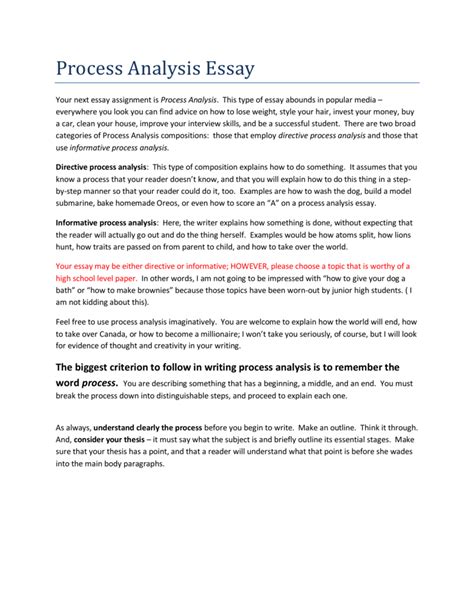 People struggling with their weight are obssessed in losing their unwanted fats in an instant. Process Analysis Essay