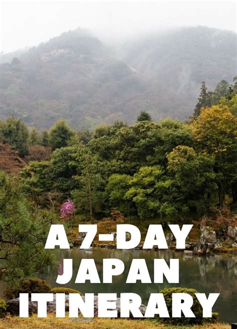 A 7 Day Japan Itinerary Japan Itinerary