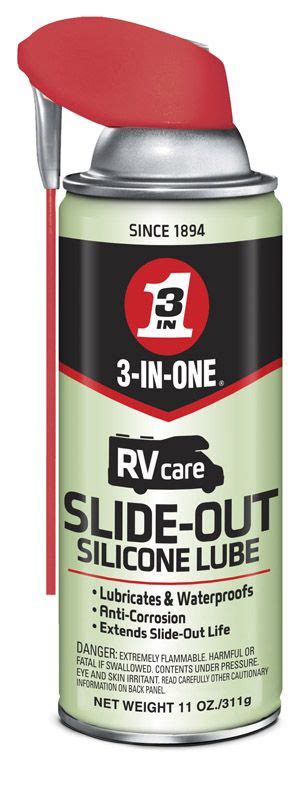 3 In One Rv Care Slide Out Silicone Lubricant 11 Oz Rv Care Rv Lube