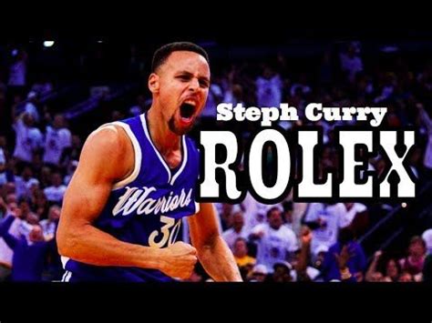 Nba star steph curry reworks lyrics of famous … перевести эту страницу. Stephen Curry Mix ~ Rolex | Music video song, Stephen ...