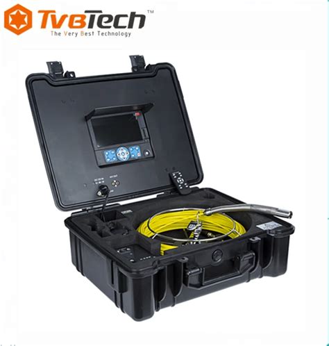 Sewagedrainage And Septic Tanks Inspection Camera Video Color