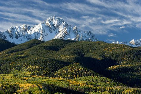 Colorado Snow Capped Peak By Kencanning