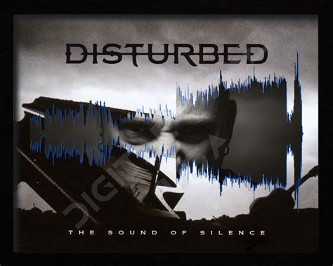 The Sound Of Silence By Disturbed 8x10 Sound Wave Art Instant Digital