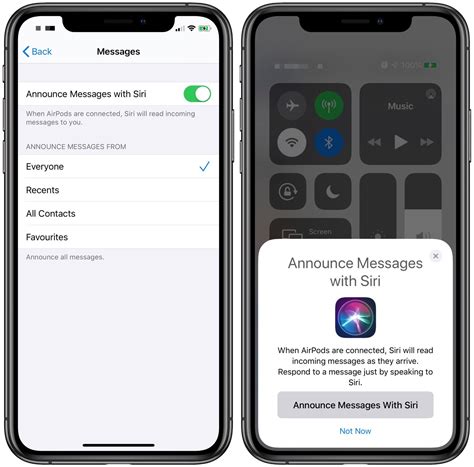 Use Announce Messages with Siri to hear messages in ...