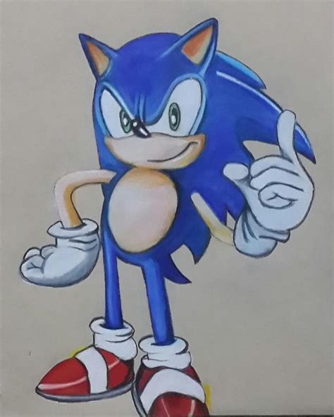 Sonic The Hedgehog Painting At Explore Collection