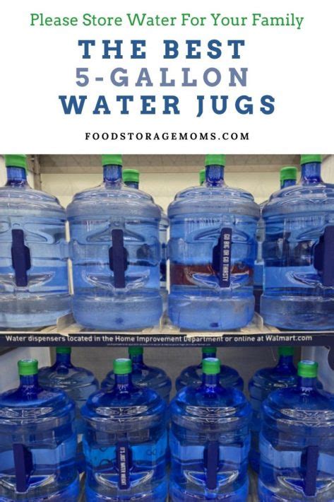 The Best 5 Gallon Water Jugs Food Storage Moms
