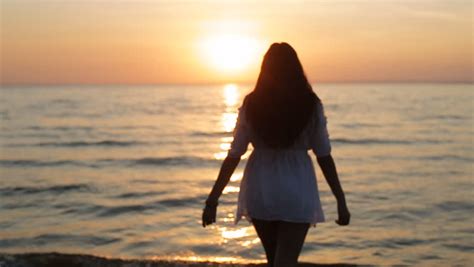 A Girl Walks Into The Stock Footage Video 100 Royalty Free 12133814 Shutterstock