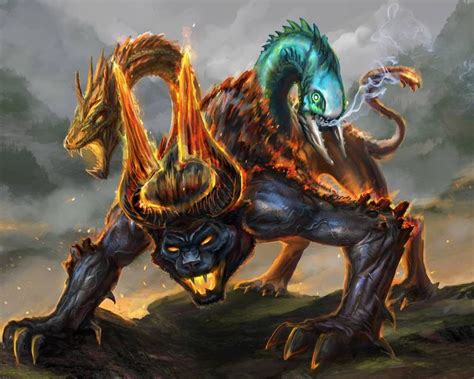 Chimera Mythical Monstrosity Dnd Monsters Dungeoncrawling Dnd