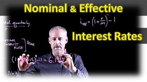 Nominal And Effective Interest Rates Engineering Economics Lightboard