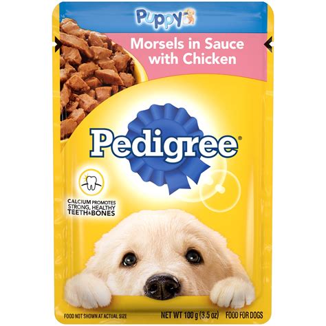 Pedigree Choice Cuts Puppy Soft Wet Meaty Dog Food Morsels In Sauce