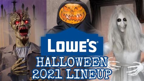 Lowes New For 2021 Halloween Animatronic Lineup Lowes Halloween 2021