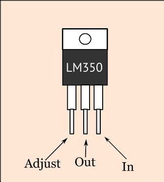 LM350 Pinout