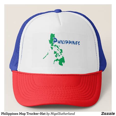 philippines map trucker hat trucker hat zazzle