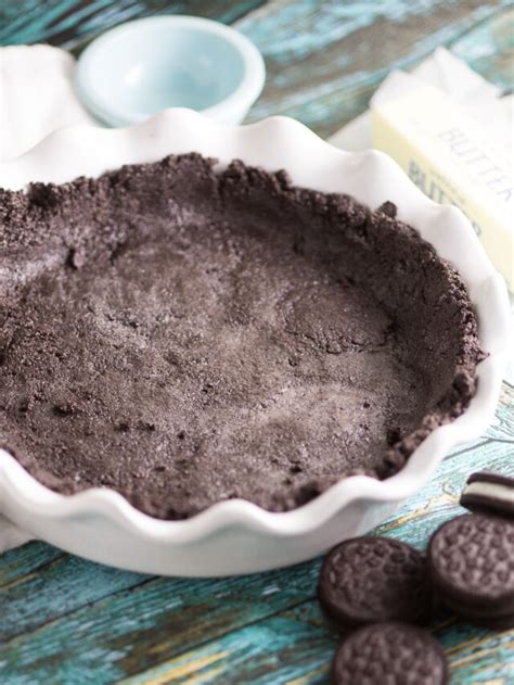 Easy 2 Ingredient Oreo Crust Perfect For Pies And Cheesecakes The