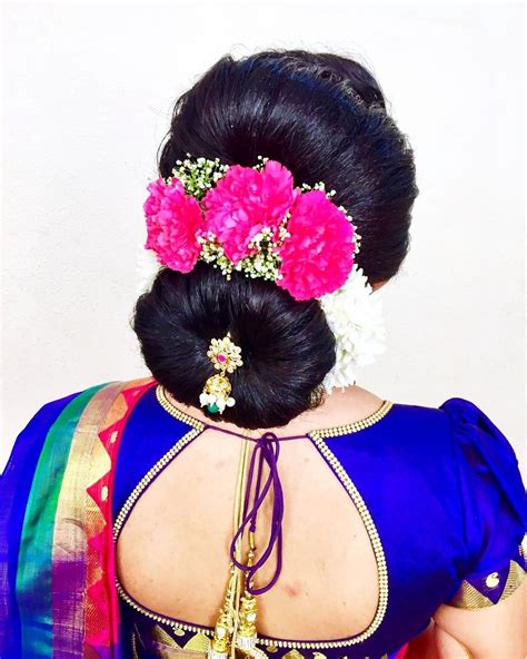 Pin by A Arun on azul | Bridal hair buns, Indian bridal hairstyles, Bun hairstyles