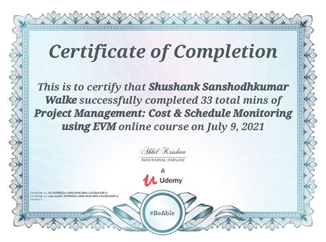 Project Management Certificate My Portfolio