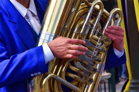 Dixieland Band Tuba Player Free Stock Photo Public Domain Pictures