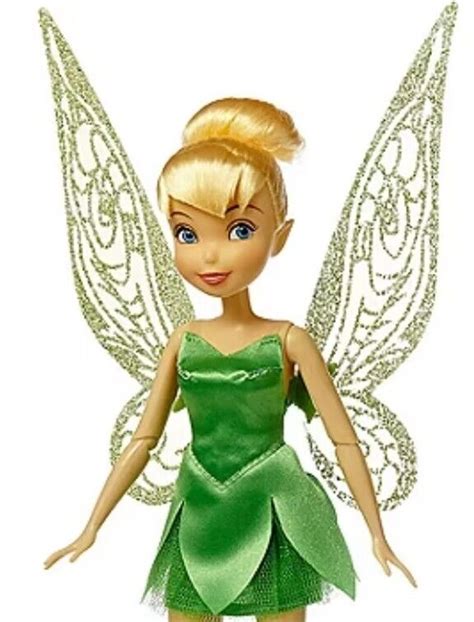 Disney Collection Fairies Tinker Bell Doll With Flutter Wings 11 New
