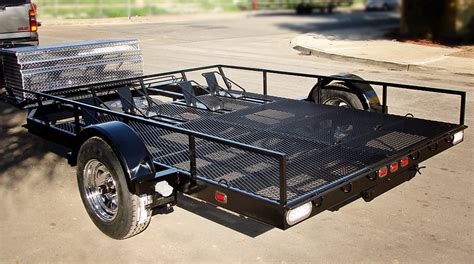 At tp trailers, we have decades of experience helping people find the best utility trailers for all of their needs. SHAD MC Motorcycle Trailer Black - Custom Boat Trailers ...