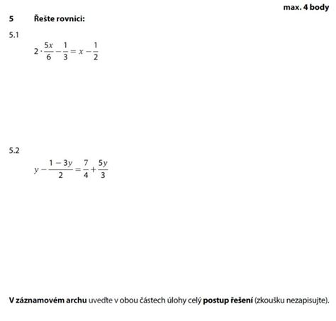 Tak nenechávej přípravu na poslední chvíli a otestuj své vědomosti dříve než v den d. prijimacky-zadani-test-matematika-2018-prvni-termin ...