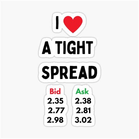 I Love A Tight Spread Sticker For Sale By O00oanimanifest Redbubble