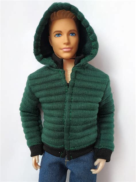 Ken Doll Clothes Ken Jacket Ken Winter Coat Jacket Ken Etsy