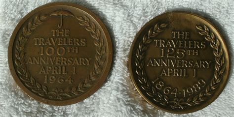 Travelers Insurance Co. 100th & 125th Anniversary ...