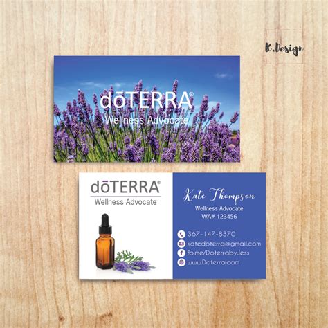 *if you aren't convinced after receiving your cards that these are the best cards you've ever purchased, return the cards and we will offer your money back or a free reprint, no questions asked. Personalized Doterra Business Card, Doterra Business Cards ...