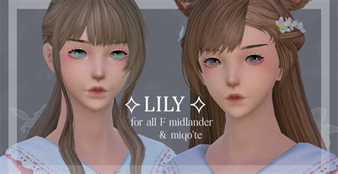 Lily Hyur Miqo Te The Glamour Dresser Final Fantasy Xiv Mods And More