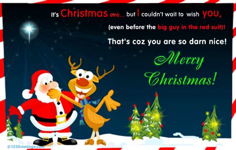 Christmas Eve Wishes Free Christmas Eve Ecards Greeting Cards 123