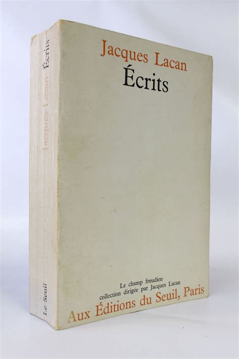 Lacan Ecrits Autographe Edition