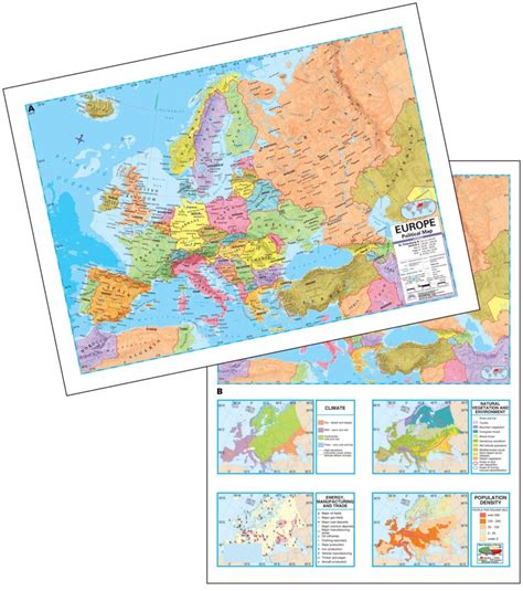Europe Primary Classroom Wall Map Kappa Map Group Images