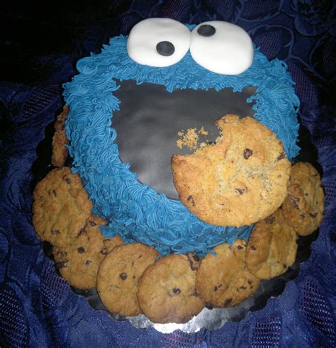 Cake Cookie Monster Monster Cookies Amazing Cakes Cake Cookies