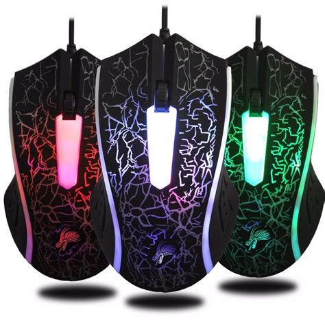X7 4000dpi Wired Gaming Mouse 3 Button Led Optical Computer Mouse