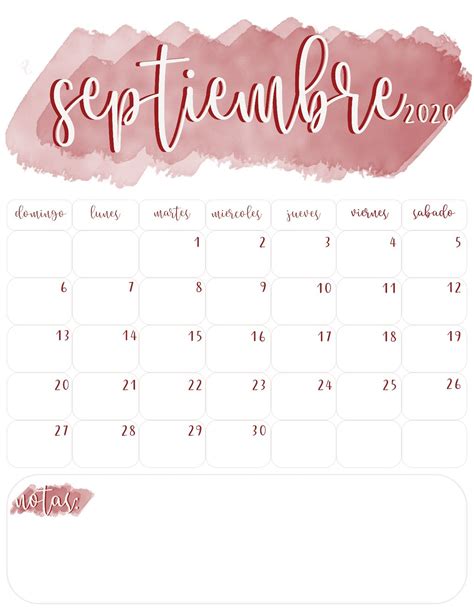 Calendario Septiembre 2020 Calendario2020 Septiembre 2020