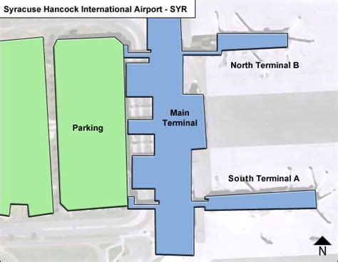 Syracuse Airport Terminal Map