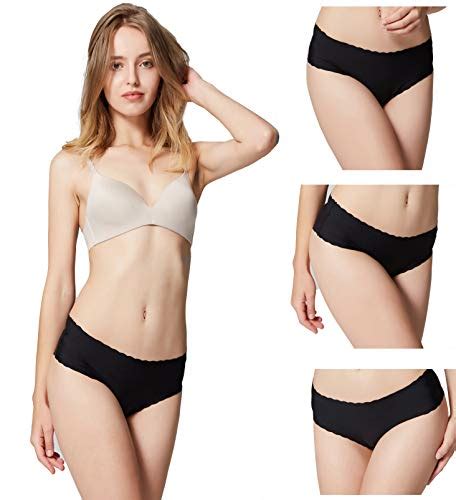 Codes promo, ventes flash, livraison offerte, trouvez le produit de vos rêves à prix réduit ! Misolin Culottes Femme Soie Glacée Invisible sans Couture ...