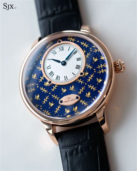 Up Close With The Jaquet Droz Petite Heure Minute Paillonnée And How