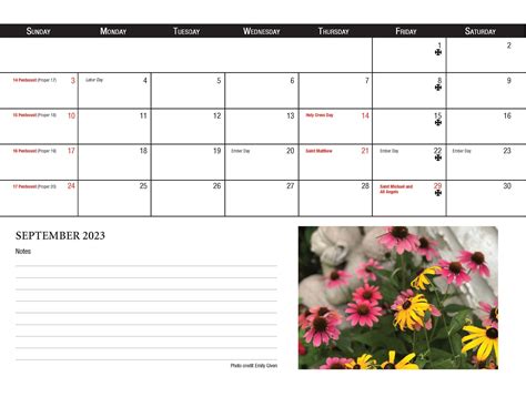 2023 Christian Planning Calendar