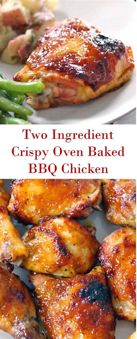 Two ingredient crispy oven baked bbq chicken. Here's Two Ingredient Crispy Oven Baked BBQ Chicken Recipe ...