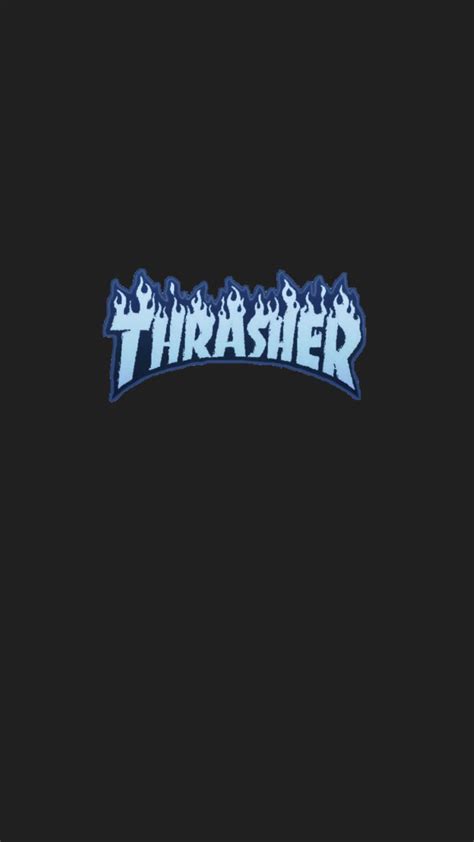 Thrasher Thrasher Black And Blue Wallpaper Iphone Wallpaper Hipster
