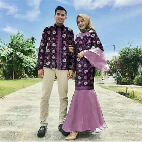 Batik Couple Warna Pink