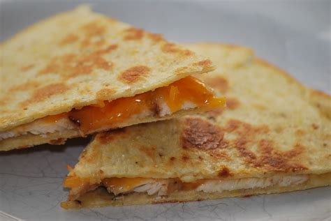 These are loaded with two kinds of gooey melted cheese and a flavorful, fajita style chicken and sautéed pepper filling. My story in recipes: Chicken Quesadillas