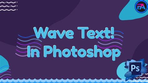 How To Create Wave Text In Photoshop How To Add Wave On A Text Youtube