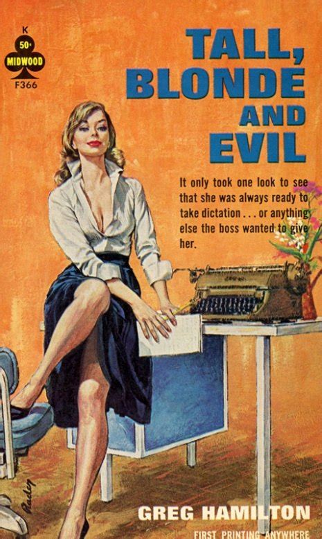tastefullindy on twitter early 60s pulp fiction covers by paul rader