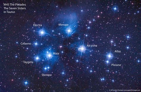 M45 The Pleiades The Seven Sisters Open Star Cluster In Ta Flickr