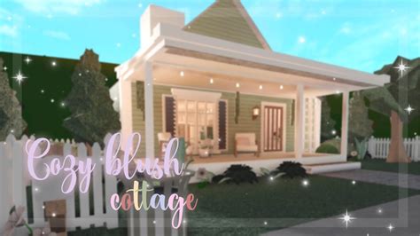 Bloxburg Cozy Blush Cottage 60k Youtube