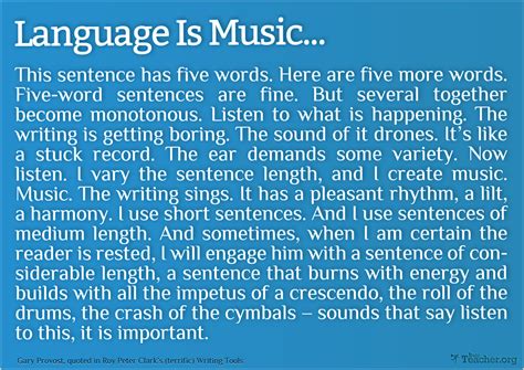 Language Is Music Poster