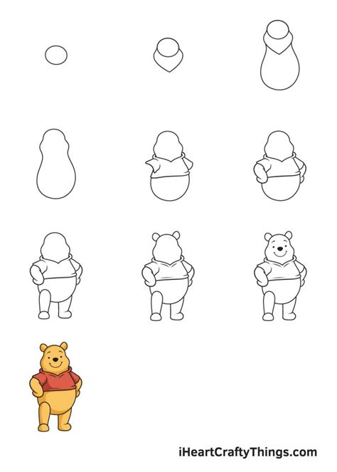 How To Draw Winnie The Pooh Doodle Drawings Art Drawings Sketches