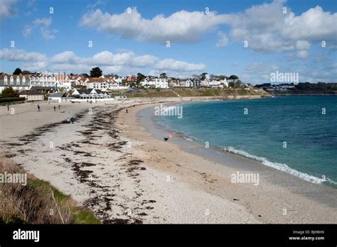 Gyllyngvase Beach In Falmouth Cornwall Uk Stock Photo Alamy